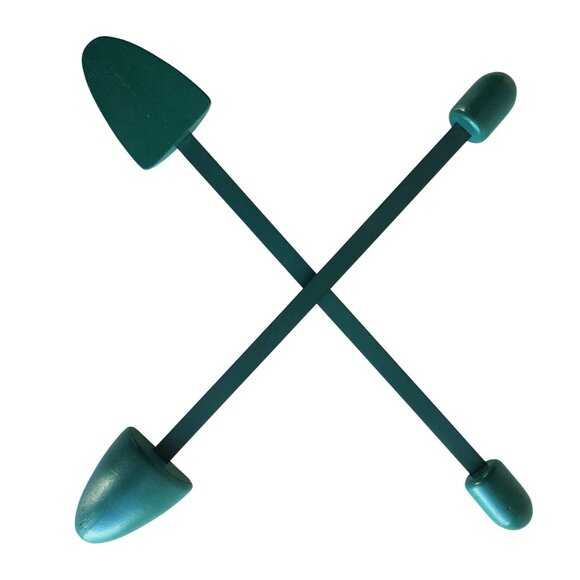 Accessories - 1950s Vintage Green Wooden Shoe Forms Adjustable Stretchers